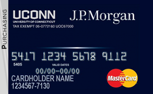 UConn Procurement Credit Card Sample